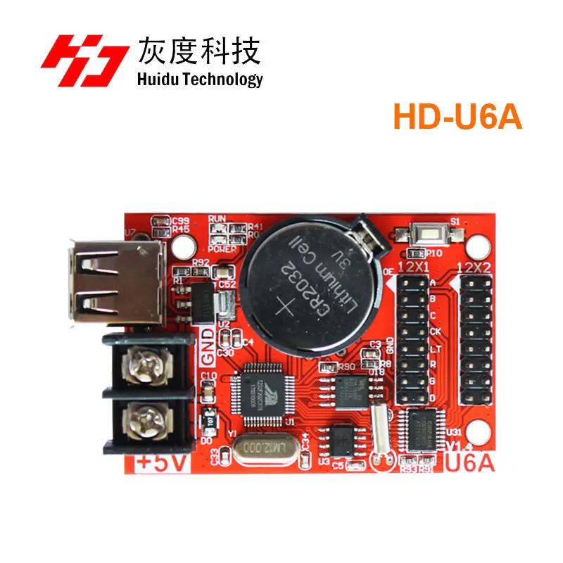 Huidu ܻ LED Ʈѷ, HD-U6A U60 U63 U64 U6BN USB Ʈ, ܻ P10 LED  , HD2018